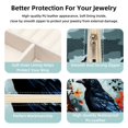 thumbnail image 3 of Crow Decorative Square Travel Portable Jewelry Display Box - Earring Organizer, Necklace and Bracelet Storage Case for Girls and Women, 3 of 6