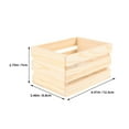 thumbnail image 3 of 2 cajas de madera en miniatura, versátiles accesorios de decoración para casas de muñecas, cestas de madera para exhibición de comida y bebida en supermercados en miniatura, 3 of 7