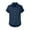 Blue, variant on Button Down Shirts Short Sleeve Shirts Blouses Casual Batwing Sleeve Pocket Patched Shirt Casual Work T Shirts Wrinkled Fabric Double Lined Tops V Neck T Shirts Basic Tees for Women Purple M