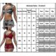 thumbnail image 2 of Women High Waisted Swimsuits Criss Cross Push Up Bra Drawstring, 2 of 2