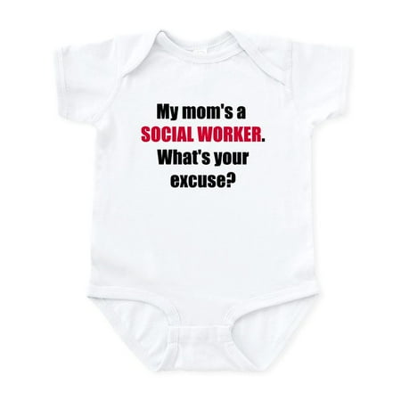 

CafePress - Mom SW Excuse Infant Bodysuit - Baby Light Bodysuit Size Newborn - 24 Months