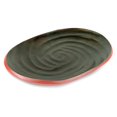 thumbnail image 2 of Enrico Mango Serving Platter, Spiral, Black, 2 of 7