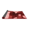 thumbnail image 2 of Ahgly Company Indoor Square Abstract Red Modern Area Rugs, 8' Square, 2 of 4