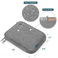 thumbnail image 2 of PAVILIA Travel Cord Organizer Case, Electronics Organizer Bag, Gray, 2 of 7