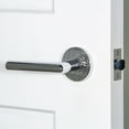 thumbnail image 6 of Viaggio Clomhmmod_Prv_238_Rh Circolo Hammered Right Handed Solid Brass Privacy Door Lever, 6 of 7