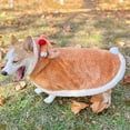 thumbnail image 3 of Acahhotxx costume cloak, Festival Pet Reindeer Hooded Cloak for Christmas Warm Hooded Deer Costume for Dogs and Cats Holiday Capes - M, 3 of 3