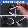 thumbnail image 4 of LEONTOOL Outil de Réglage d'Axe de Lentille en Acier Inoxydable Pinces à Ressort pour Alignement d'Axe de Lentille Kit d'Outils de Réparation de Lunettes Optiques avec Mini Tournevis pour Lunettes et Mâchoires de Remplacement, 4 of 4