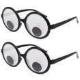 thumbnail image 1 of 2Pcs Googly Eyeglass ABS Plastic Round Shape for Cosplay and Weddings 15.8X5.9X1.2In, 1 of 4
