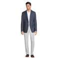 thumbnail image 2 of Lands' End Men's Deep Sea Navy Check Sport Coat, 2 of 5