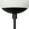 thumbnail image 6 of Evelyn&Zoe Theia 21" Tall Globe & Stem Table Lamp with Glass Shade in Blackened Bronze/Clear, 6 of 8