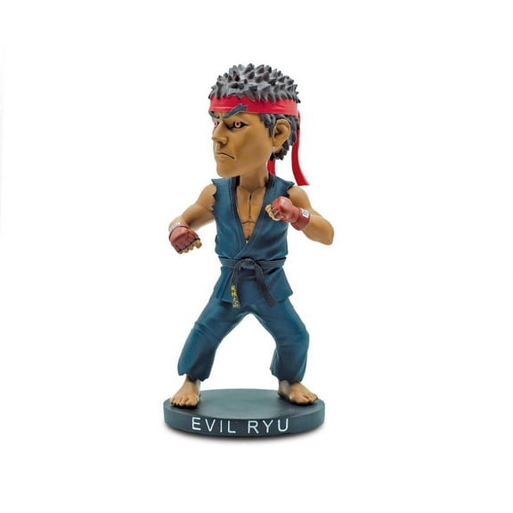 Street Fighter Evil Ryu 8-Inch Resin Bobblehead Figure | Toynk Exclusive