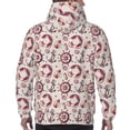 thumbnail image 5 of Hoodies for Men - lifebuoy anchor rudder Long Sleeve Comfrt Men'S Fashion Hoodies & Sweatshirts, Sweatshirts for Men Hoodies Pullover Clothing Clothes with Pouch, 5 of 7