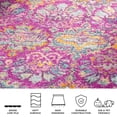 thumbnail image 4 of Safavieh Madison Britton Geometric Area Rug, Fuchsia/Blue, 2'3" x 3'11", 4 of 10
