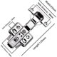 thumbnail image 2 of unique Set Of 2 Kitchen Cabinet Door Hinges With Screws And Integrated Soft Close Mechanism (easy To Install And Detachable), 2 of 5
