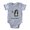 Heather Gray, variant on CafePress - FIN Tibetan Terrier Love - Cute Infant Baby Football Bodysuit