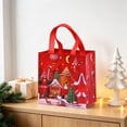 thumbnail image 4 of Clearance Under $1 Christmas Non-Woven Gift Bag with Handles - Red, 4 of 5