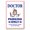 Doctor, variant on DOCTOR Decal parking md m.d. medical school hospital doc DO | Indoor/Outdoor | 9" Tall
