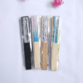 thumbnail image 5 of Abanico plegable antiguo para mujer, abanico de tela de seda de bambú, abanico plegable portátil, abanico de regalo, abanico pequeño, 5 of 5