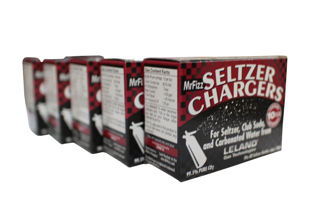 40 count Leland Soda Chargers Seltzer Chargers CO2