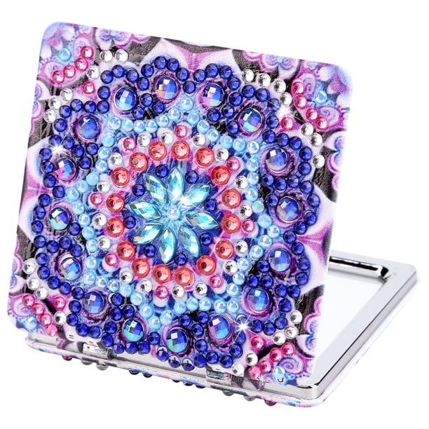 Bricolaje diamante pintura espejo portátil arte artesanía conjunto pintura por número Kits para niña Hugtrwg Para estrenar