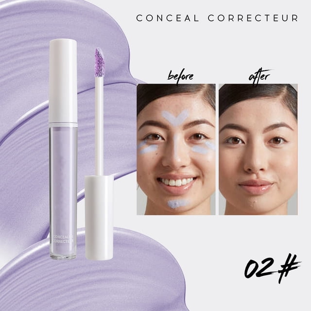 WIFKLSIIPG Border Colored Concealer Specially Designed to Cover Tear Troughs Dark Circles Brighten Skin Tone Facial Highlighting and Contouring Concealer 2ml