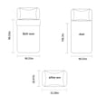 thumbnail image 3 of XWSHYW Juegos de Colchas y Cobertores Juego de Cama Desechable Portátil para Hoteles y Viajes, 3 of 6