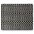 thumbnail image 1 of Geometric Mouse Pad, Modern Monochrome Design Dimension Effect Striped Cubes Pattern, Rectangle Non-Slip Rubber Mousepad, Seal Brown and Eggshell, by Ambesonne, 1 of 2