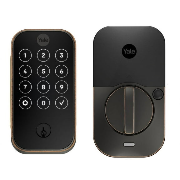 Yale Assure Lock 2 YRD420-BLE-0BP Keyed Lighted Touchscreen with Bluetooth in Oil Rubbed Bronze (Keyed and Keyless Access Smart Lock)