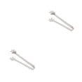 thumbnail image 4 of Inteprter Pinzas para alimentos de acero inoxidable para servir cubitos de hielo, postres, cocina, Clips, Buffet, reutilizable, Picnic, postre, Tipo 1 2piezas, 4 of 6