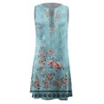 thumbnail image 5 of Aloohaidyvio Dresses for Women,Women Fashion Printed Casual Round-Neck Sleeveless Long Dress, 5 of 6