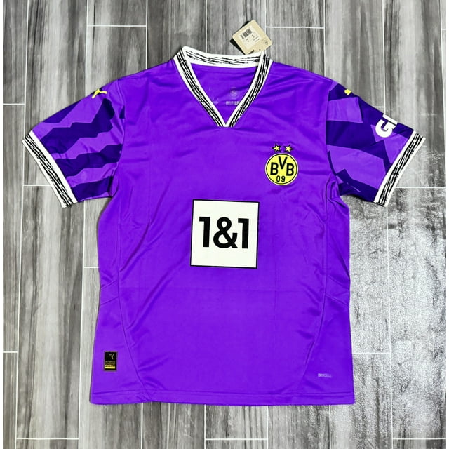 Maillot de Football Classique Commémoratif d'Été à Manches Courtes Violet Édition Spéciale 24-25 Saison