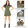 thumbnail image 4 of Disfraz de Vestido de Vuelo Top Gun para Mujer Leg Avenue Talla Grande, 4 of 5