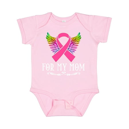 

Inktastic Breast Cancer Ribbon for My Mom Gift Baby Girl Bodysuit