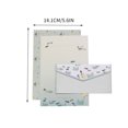 thumbnail image 3 of Dvruxg 3 Pcs Cartoon Animals and Plants Letter Paper Set Letter Papers Kit Wedding Acceptance Wedding Invitation Card Cartoon Envelopes Colored Envelope Envelop for Writing Paper, 3 of 5