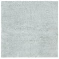 thumbnail image 2 of SAFAVIEH August Carlene Solid Plush Shag Area Rug, Silver, 3' x 3' Square - Modern Design, Silver, Non-Shedding & Easy Cleaning, Ultra Plush Thick Pile, Ideal for Living Room, Bedroom, 2 of 10