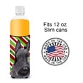thumbnail image 4 of Carolines Treasures SC9346MUK Scottish Terrier Candy Cane Holiday Christmas Ultra Hugger for slim cans Slim Can, 4 of 6