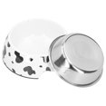 thumbnail image 1 of Pet Bowl, Easy To Clean Non-slip Base Durable Dog Feeding Bowl Resistant To Bite  For Home L Cow Texture, 1 of 8