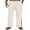 04Beige, variant on GIRUNS Men's Casual Pants Elastic Waist Lightweight Drawstring Trousers Summer Beach Pants Khaki L