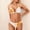 #090-White, variant on Warop Women's Two Piece Swimsuit with Floral Print and Slim Fit Design, Sexy Bathing Suit Set for Swimming, Beach and Pool Vacation