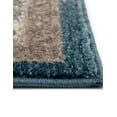 thumbnail image 7 of Unique Loom Gneis Salzburg Rug Light Blue/Gray 6' 1" x 9' Rectangle Floral Traditional Perfect For Living Room Bed Room Dining Room Office, 7 of 7