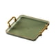 thumbnail image 1 of Bandeja para servir almacenamiento de joyas, bandeja para servir tazas de café, organizador de baño, bandeja de tocador para dormitorio, baño, casa, Verde, 1 of 8