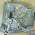 thumbnail image 3 of Conjunto de correa para el pecho para exteriores con diseño de cuadros reflectantes y camiseta sin mangas para perros, cuerda transpirable para perros y gatos, suministros para mascotas al aire libre,, 3 of 5