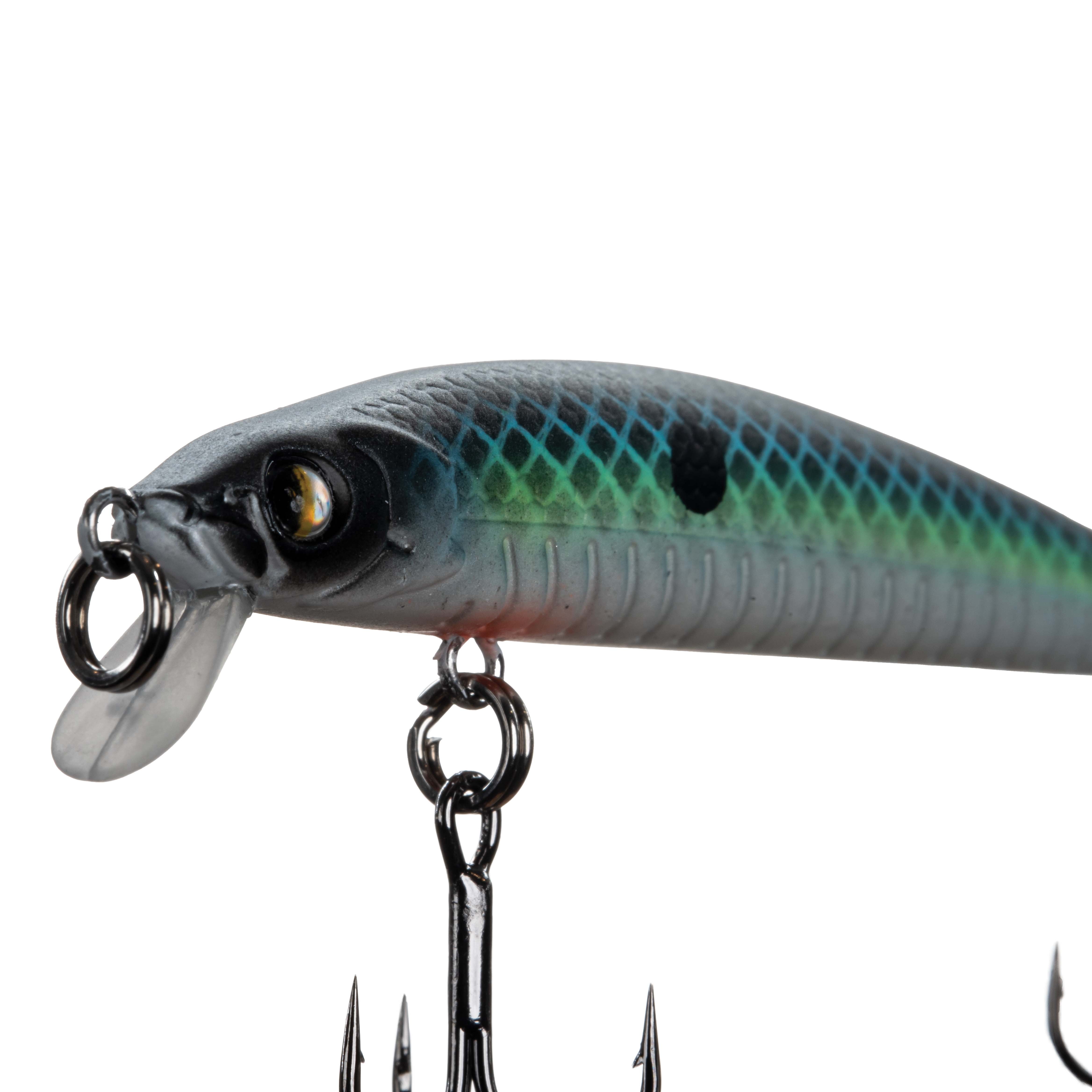 (3 pack) Ozark Trail 2.5 in Jerkbait Fishing Lure, Sexy Shad, 3 ft Diving Depth