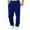 Z02-Blue, variant on Boys Sweatpants 16 Cotton Lined Straight Leg Elastic Waist Active Sweat Pants Open Bottom Sweat Pants,Black,7-8 Years