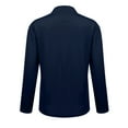 thumbnail image 4 of TFEOQRY Women's Fashion Cardigan Jacket Solid Color Casual Button Long Sleeved Coat Tops Navy, 4 of 5