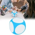 thumbnail image 3 of Six Sided , Wipe Off  Cubic Portable Cleanable Write On  Teaching Created Sesources Game Teaching Plastic Cubes, Teaching Aid Tool, 3 of 7
