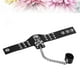 thumbnail image 5 of GOOHOCHY Pulsera de cuero estilo punk vintage para hombre, con diseño de calavera y cadena, color negro, 5 of 8