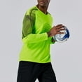 thumbnail image 2 of Zaldita Men's Gladiator Goalkeeper Jersey Youth Padded Goalie Shirt Soccer Jersey Sports Team Fluorescent Green M, 2 of 4