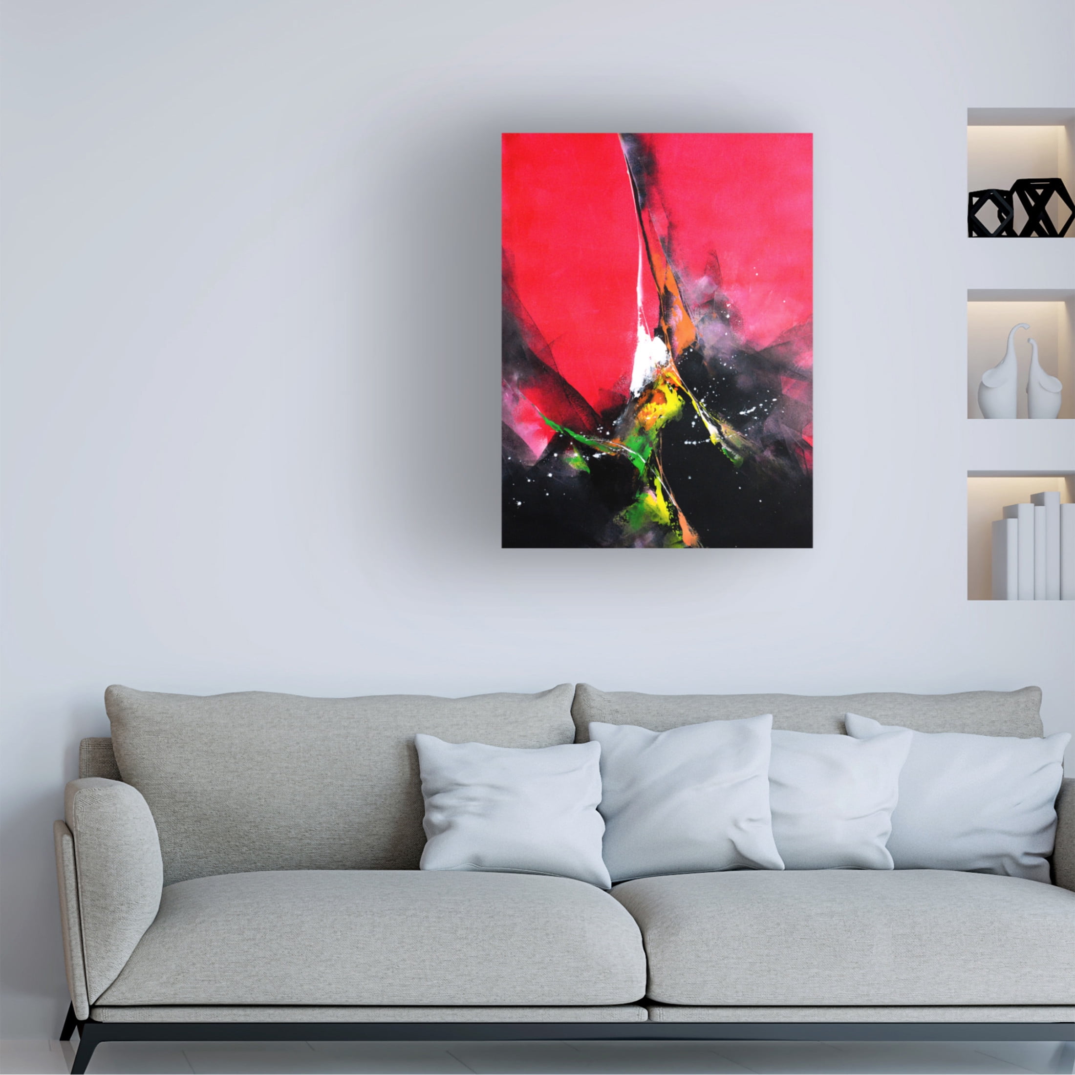 Canvas Wall Art - Thomas Leung 'Action' Wall Art for Living Room, Bedroom, or Office Décor by Trademark Fine Art - 35 x 47 Inches