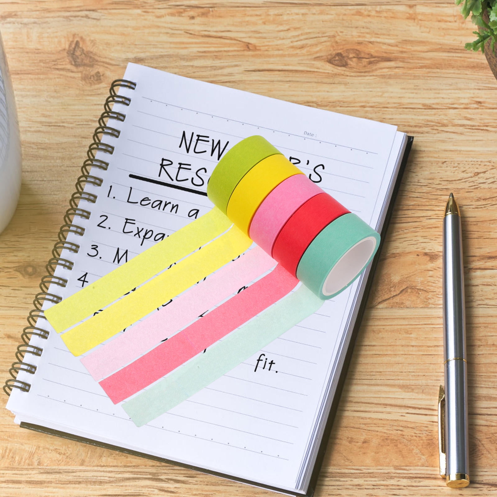 RENACLIPY Craft Materials Washi Tape Set High Adhesive Strength for Projects